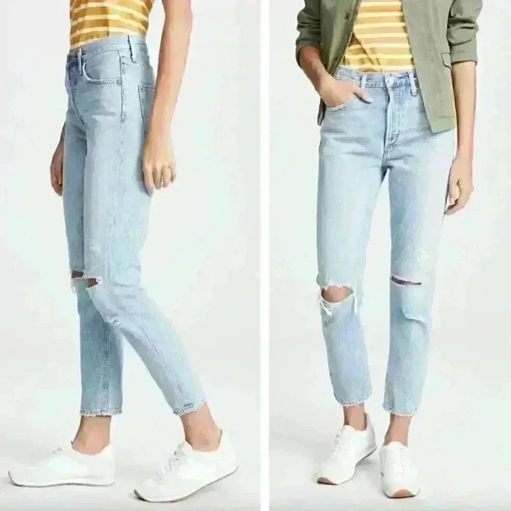 Agolde Jamie High Rise Classic Jeans Shakedown
